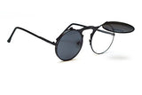 Vintage Steampunk Designer Metal Retro Sunglasses Round