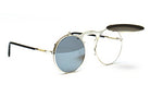 Vintage Steampunk Designer Metal Retro Sunglasses Round