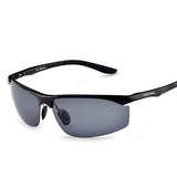 Aluminum Magnesium Polarized Sunglasses Mens For Driving Traval E8179