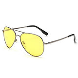 Pilot Style Driving Polarized Sunglasses With Reflective Color Mirror Lens Metal Frame Aviator Sunglasses for Men and Women