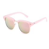 Classic Half Frame Polarized Semi-Rimless Rimmed Sunglasses polarizd sunglasses for women and men g15 glass lens