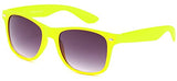 80's Classic Blue Brothers Horn Rimmed Style Vintage Retro Wayfarer Sunglasses