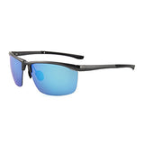 Men's Sports Aviator Polarized Metal Frame Safe Driving Sunglasses