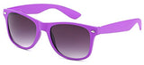 80's Classic Blue Brothers Horn Rimmed Style Vintage Retro Wayfarer Sunglasses
