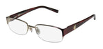 12506 Mens/Womens Designer Half-rim Flexible Hinges Hip & Chic Popular Shape Ophthalmic Eyeglasses/Eyewear