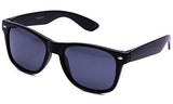 80's Classic Blue Brothers Horn Rimmed Style Vintage Retro Wayfarer Sunglasses