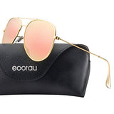 Mirrored Aviator Polarized Sunglasses for Mens & Womens UV-400