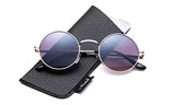John Lennon Glasses Hippy 60's Vintage Retro Round Sunglasses & Clear Lens