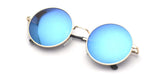Classic Round Circle Mirrored Lens Thin Frame John Lennon Sunglasses Eyewear