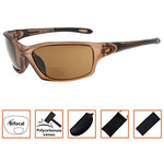 Bifocal Sports Sunglasses TR90 Frame Baseball Running Fishing Outdoor Readers