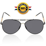 Sunglasses for Men Aviator Polarized Driving Glasses Dark Lenses