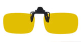 Night Vision Polarized Clip-on Flip up Metal Clip Sunglasses Driving Fishing
