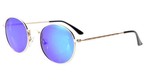 Vintage Style Quality Round Polarized Sunglasses