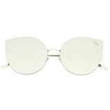 The New Selna Oversize Rimless Cat Eye Sunglasses