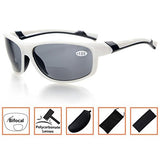 Sports Bifocal Sunglasses Sun Readers Lightweight TR90 Frame for women