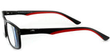 Men's Alumni RX05 Retro Square Aluminum RX-Able Frames (Black +2.00)