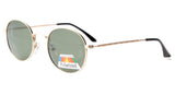 Vintage Style Quality Round Polarized Sunglasses