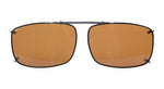 2 1/4x1 1/2 Large Clip On Sunglasses Polarized