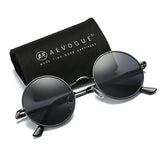 Polarized Sunglasses Small Round Lens Metal Frame Retro Unisex Glasses AE0518
