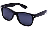 80's Classic Blue Brothers Horn Rimmed Style Vintage Retro Wayfarer Sunglasses