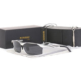 Men Sport Aluminum Magnesium Polarized Sunglasses Alloy Mirror eyewear
