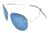 Rimless Titanium Frame Polarized Sunglasses