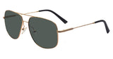 Fashion Double Metal Bridge Crossbar Aviator Sunglasses Polarized