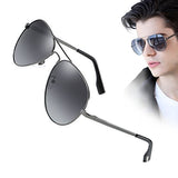 Mens Womens Polarized Sunglasses 100% UV400 Protection Aviator Black Sun Glasses