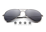 Mirrored Aviator Polarized Sunglasses for Mens & Womens UV-400