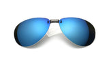 Polarized Clip-on Sunglasses Lens over Prescription Glasses for Men and Women's Outdoor Driving Fishing Cycling