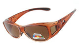 Fit Over Sunglasses Polarized Sunglasses to Wear Over Glasses plus car holder clip