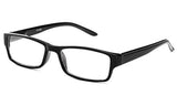Newbee Fashion - Unisex Two Tone Sleek Spring Temple Fashion Clear Lens Glasses
