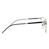 Mens Classic Eyeglasses Rectangle Stainless Frames Light Weight Design (5870)