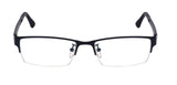 Classic Semi-rimless Clear Lens Business Prescription Frame Glasses