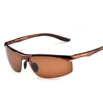 Aluminum Magnesium Polarized Sunglasses Mens For Driving Traval E8179