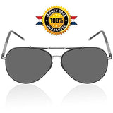 Sunglasses for Men Aviator Polarized Driving Glasses Dark Lenses