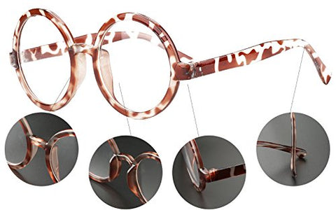 Vintage Round Glasses Frame Inspired Eyeglasses Circle Clear Lens