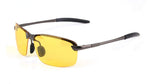 Night Vision Glasses for Driving Men Women Sports Style Metal Frame Sunglasses
