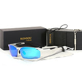 Men's Sport Aluminium-Magnesium Polarized Sunglasses For Driving Cycling Fishing Golf Glasses