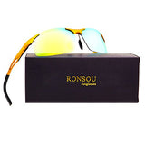 Men Sport Aluminum Magnesium Polarized Sunglasses Alloy Mirror eyewear