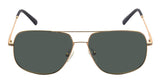 Fashion Double Metal Bridge Crossbar Aviator Sunglasses Polarized