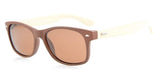 Men's Bamboo Wood Arms Classic Polarized Sunglasses