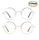 John Lennon Glasses Hippy 60's Vintage Retro Round Sunglasses & Clear Lens