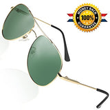 Sunglasses for Men Aviator Polarized Driving Glasses Dark Lenses