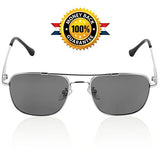 Sunglasses for Men Aviator Polarized Driving Glasses Dark Lenses