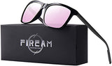 Mens Womens Polarized Sunglasses 100% UV400 Protection Aviator Black Sun Glasses