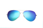 Wholesale Vintage Reflective Mirror Lens Metal Frame Aviator Party Sunglasses Bulk Lot Glasses 12 Pack