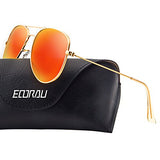 Mirrored Aviator Polarized Sunglasses for Mens & Womens UV-400