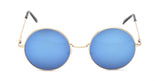 Classic Round Circle Mirrored Lens Thin Frame John Lennon Sunglasses Eyewear