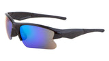 Men Sport Wrap Around Sunglasses Driving Motocycle Sport Golf Eyewear